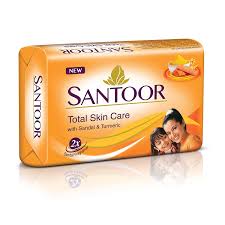 Santoor Sandal & Turmeric Orange, 100 g